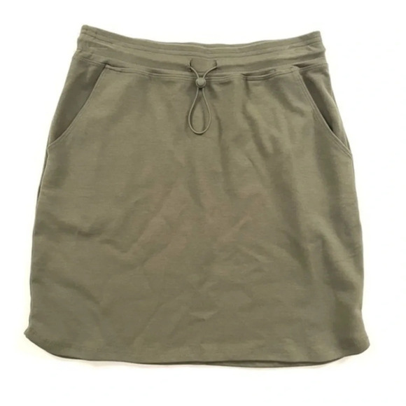 Sundry Evereve Sunday Skirt Elastic Waist Green Size 1 Small - Picture 1 of 7